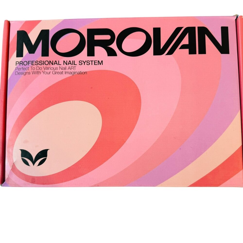 Morovan Professional Nail Art Kit With UV Lamp(gently Used)